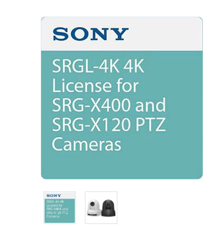 SRGL4K 4K OPTIONAL LICENCE FOR SRGX400 AND SRGX120