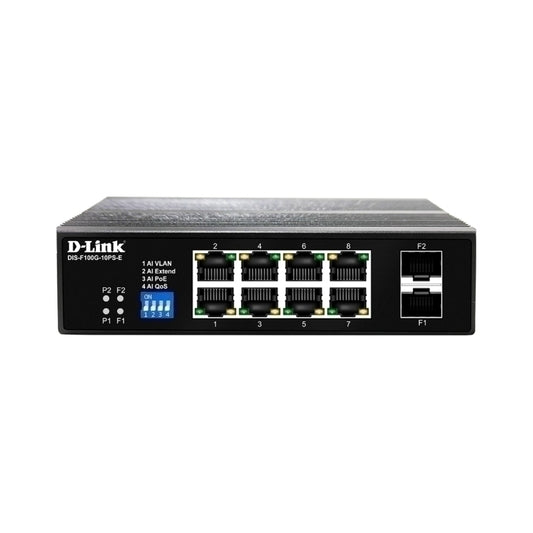 D-Link DIS-F100G-10PS-E Switch