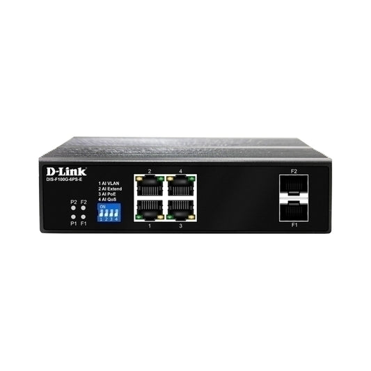 D-Link DIS-F100G-6PS-E Switch