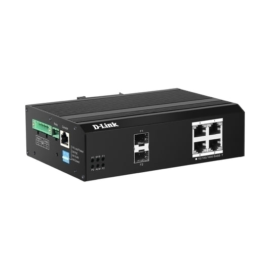 D-Link DIS-F200G-6PS-E Switch