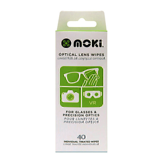 Moki Optical Lens Wipes 40 Pk
