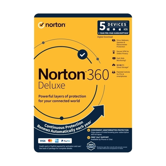 Norton 360 Deluxe 1U 5D 1 Yr