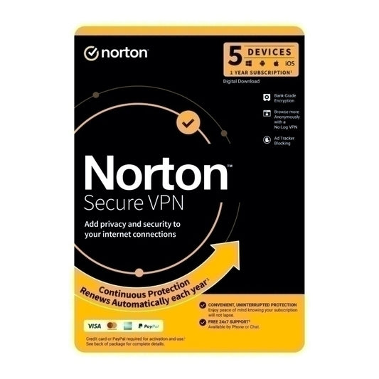 Norton Wifi Privacy 1U 5D 1 Yr