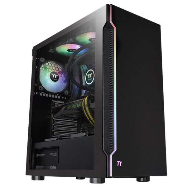 Thermaltake THM CAS H200-TEMPERED-GLASS-RGB-BLACK