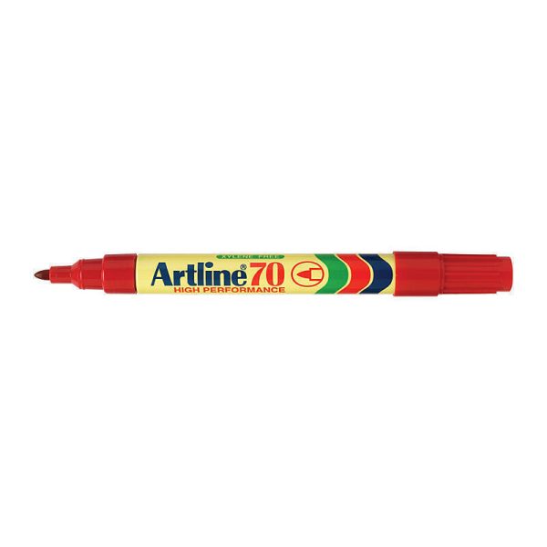 Artline 70 Perm Mrker Red Bx12