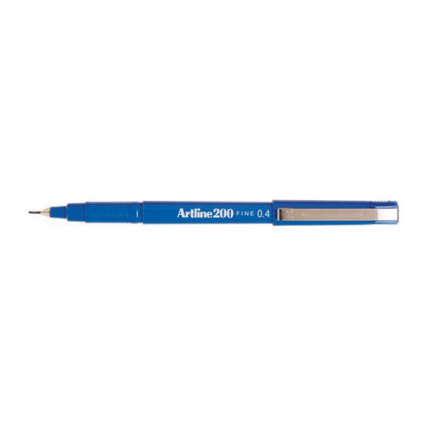 Artline 200 Fline Pen Blu Bx12