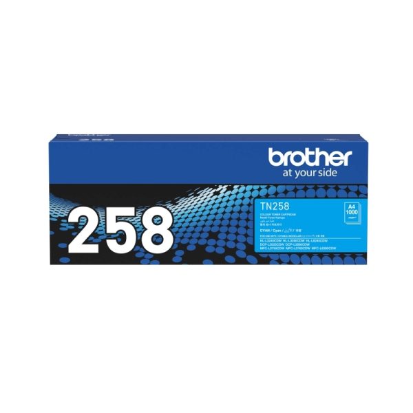 Brother TN258 Cyan Toner Cart