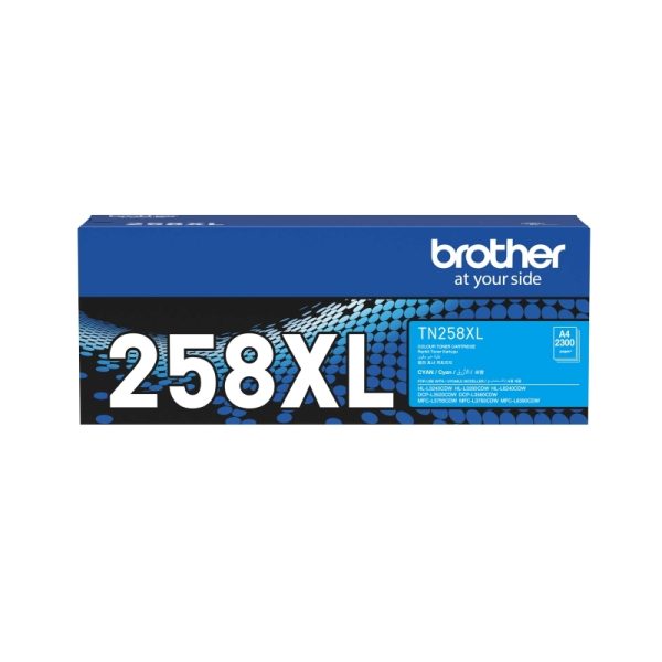 Brother TN258XL Cyan Toner Car