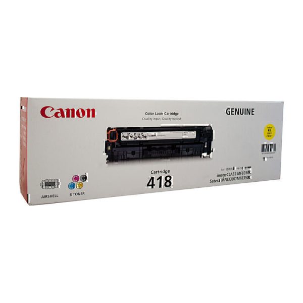 Canon CART418 Yellow Toner