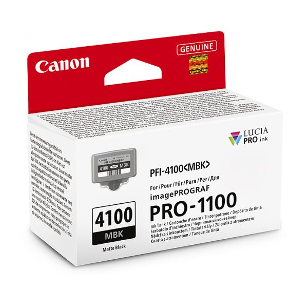 Canon PFI4100 Mat Blk Ink Cart