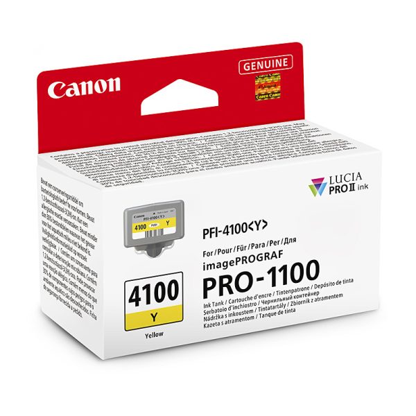 Canon PFI4100 Yellow Ink Cart