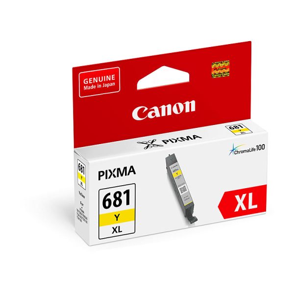 Canon CLI681XL Yellow Ink Cart - Image 2