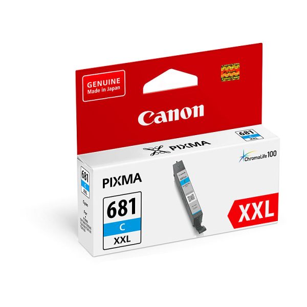 Canon CLI681XXL Cyan Ink Cart - Image 2