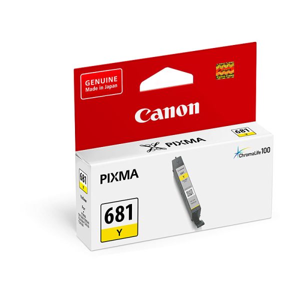 Canon CLI681 Yellow Ink Cart - Image 2