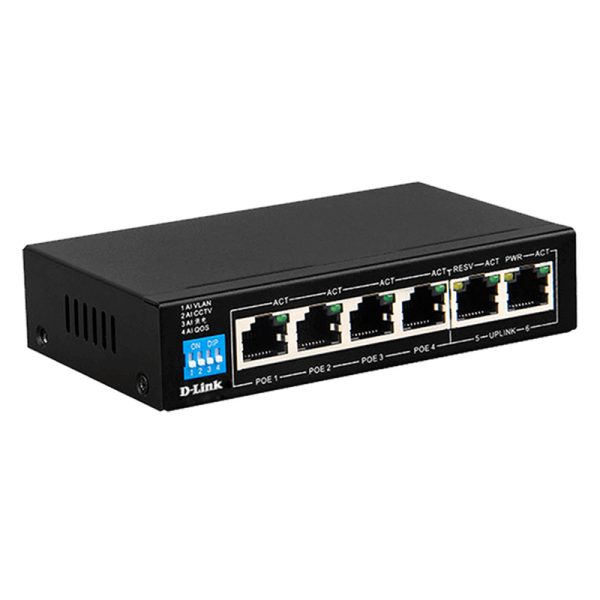 D-LINK DES-F1006P-E PoE Switch - Image 2