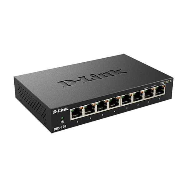 D-LINK DGS-108 Desktop Switch - Image 2