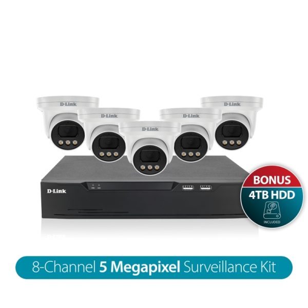 D-Link Vigilance Kit 8CH 5MP