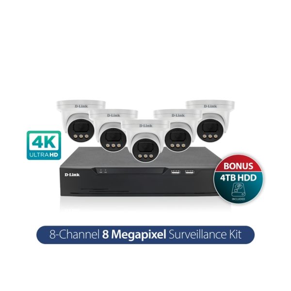 D-Link Vigilance Kit 8CH 8MP