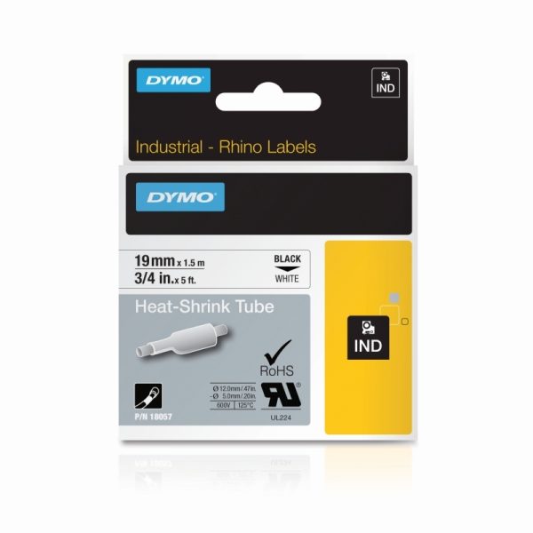 Dymo Rhno Tube Ht Shrk 19mm Wh - Image 2