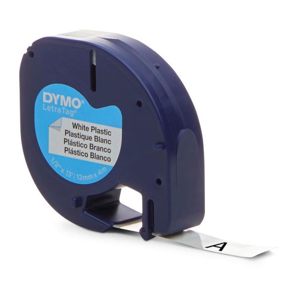 Dymo LT Plastic 12mm x 4m Whit - Image 2