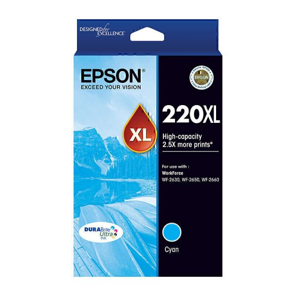 Epson 220XL Cyan Ink Cart