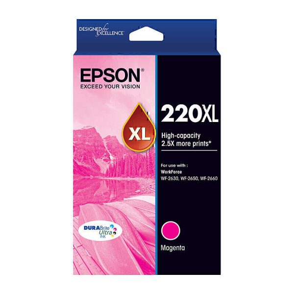 Epson 220XL Magenta Ink Cart