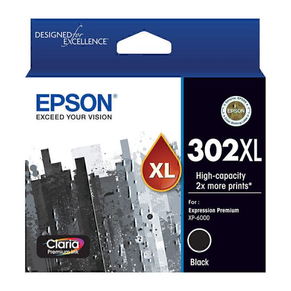 Epson 302XL Black Ink Cart