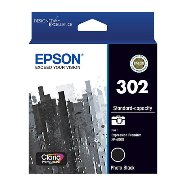 Epson 302 Photo Black Ink Cart