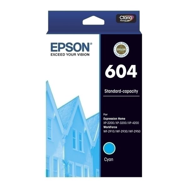 Epson 604 Cyan Ink Cart