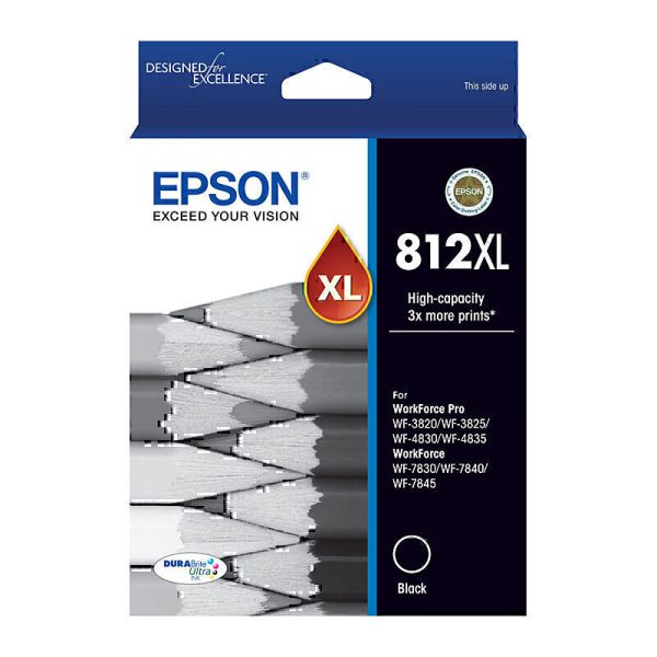 Epson 812XL Black Ink Cart