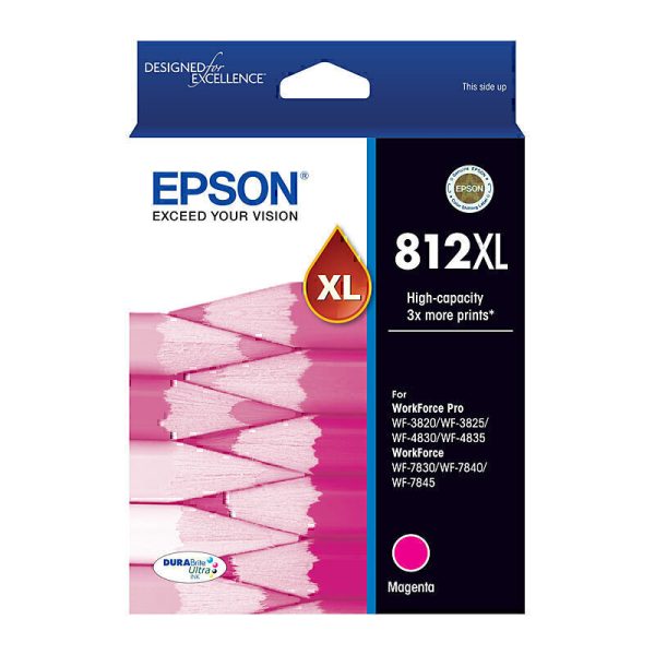 Epson 812XL Magenta Ink Cart