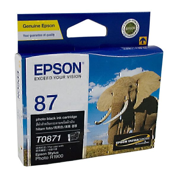 Epson T0871 Ph Black Ink Cart