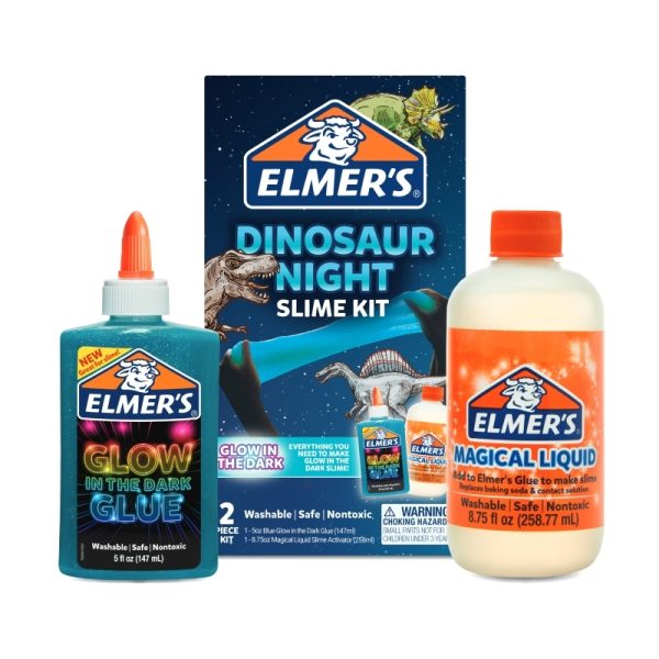 Elmers Dinosaur Slime Kit Bx4 - Image 2