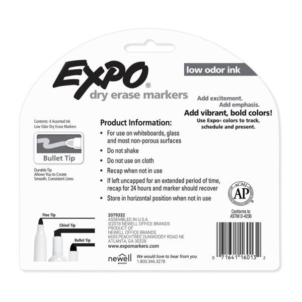 ExpoW/B Marker Blt Ast Pk4 Bx6 - Image 2