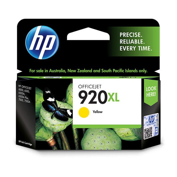 HP #920 Yellow XL Ink CD974AA