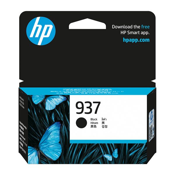 HP #937 Black Ink 4S6W5NA