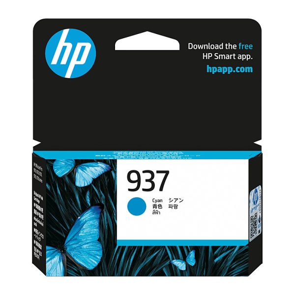 HP #937 Cyan Ink 4S6W2NA