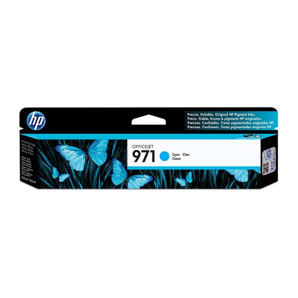 HP #971 Cyan Ink Cart CN622AA