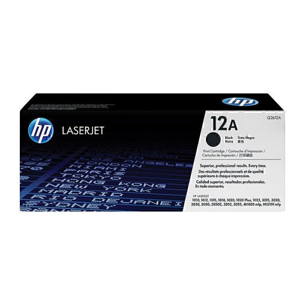 HP #12A Black Toner Q2612A