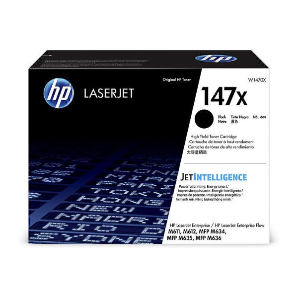 HP #147X Black Toner W1470X