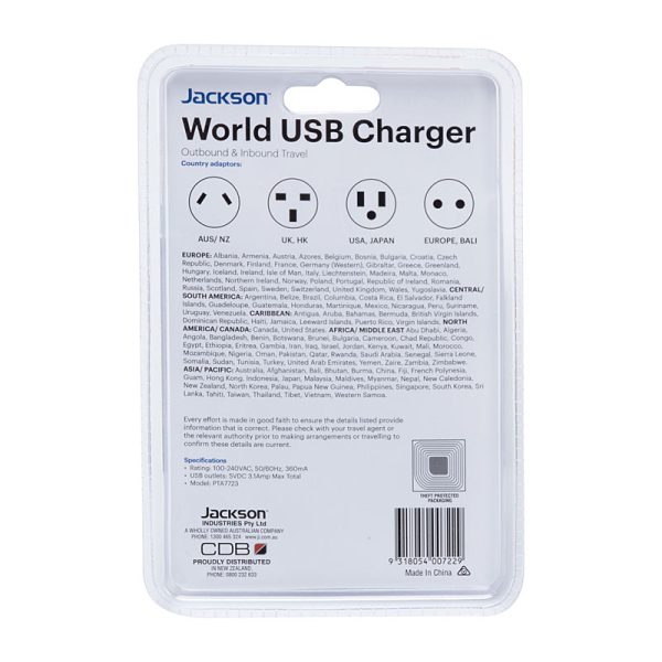 Jackson Worldwide USB Charger - Image 2