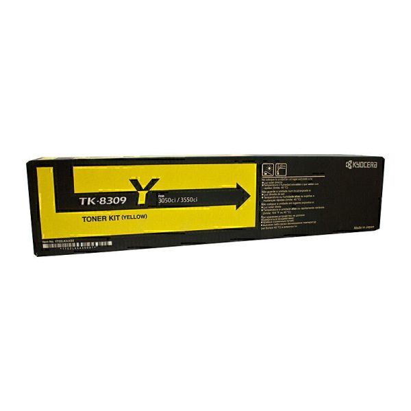 Kyocera TK8309Y Yellow Toner