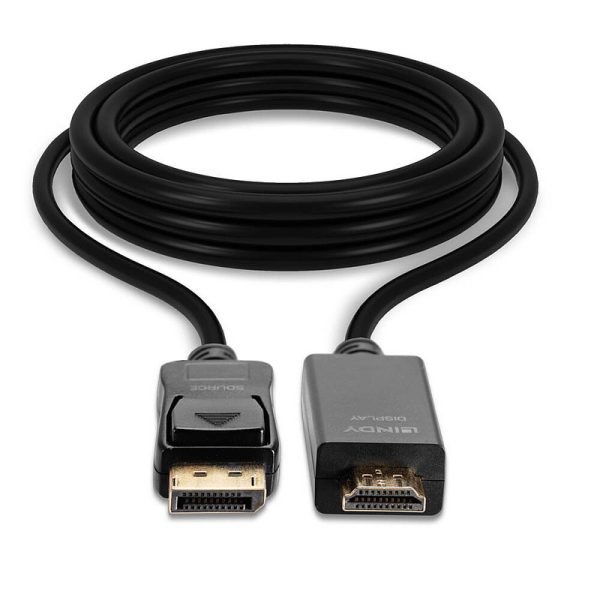 Lindy 0.5m DP to HDMI Cable - Image 4