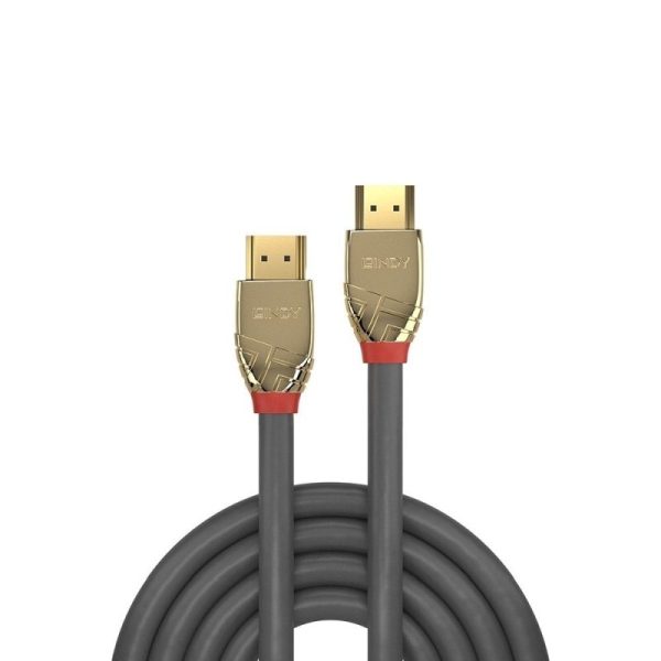 Lindy 1m HDMI 2.1 Cable Gold - Image 2