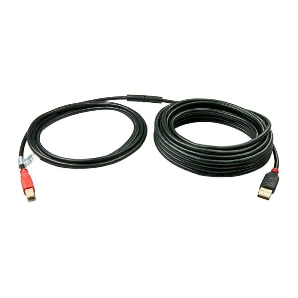 Lindy 15m USB2 A-B Cable Grey - Image 2