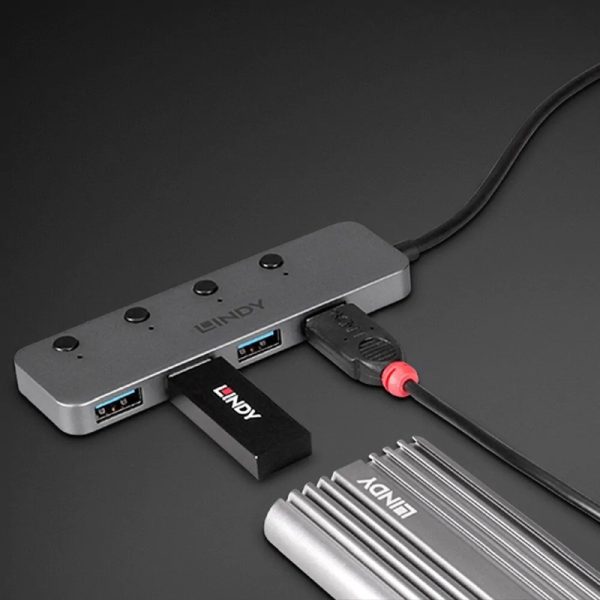 Lindy 5m USB 3.0 Hub 4 Ports - Image 4