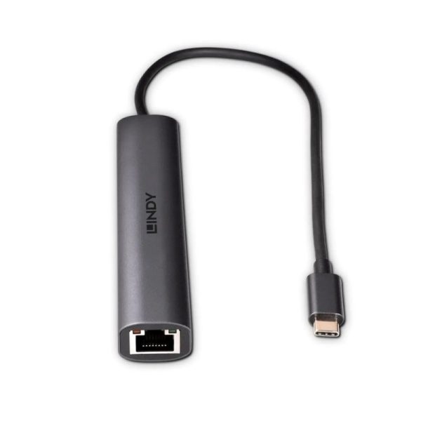 Lindy USB 3.2 Hub with gb Eth - Image 2