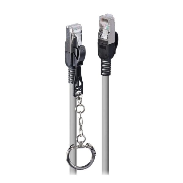 Lindy 10m Locking Cable Grey