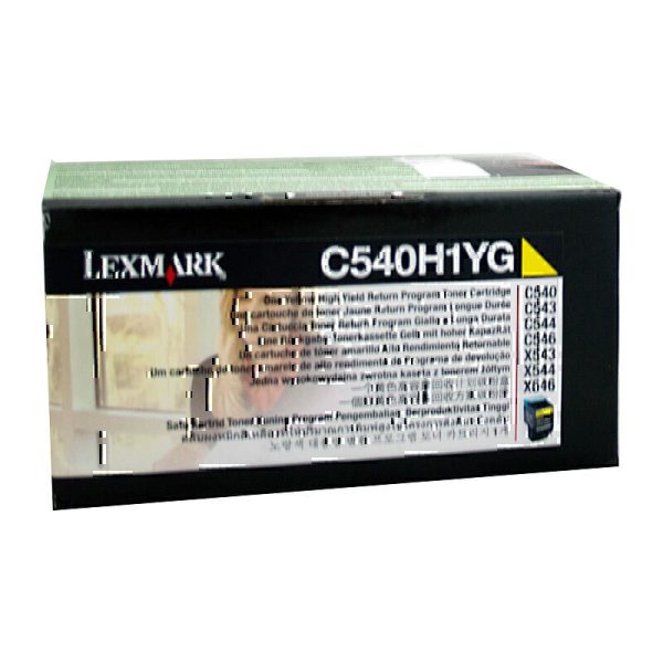 Lexm C540H1YG Yellow Toner