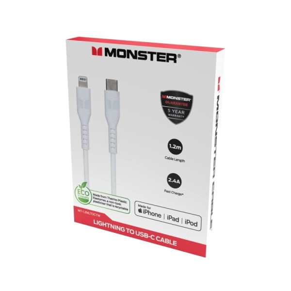 Monster 1.2M LTG-C TPE Cable W - Image 2